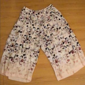 Nordstrom floral gaucho pant